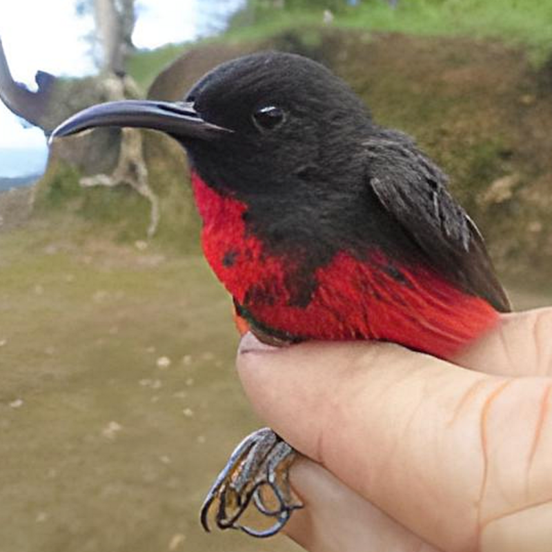 Red-bellied Myzomela (Myzomela malaitae) photo